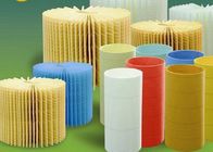papel de filtro solidificado material do combustível do filtro 130 g/M2 amarelo