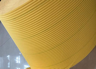 Papel de filtro acrílico amarelo do ar da polpa de madeira da cor para o papel de filtro resistente do ar do caminhão