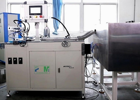 Máquina de colagem totalmente automática 4 peças/tempo para tampa de extremidade de 50 - 110 mm PLZJ-2A