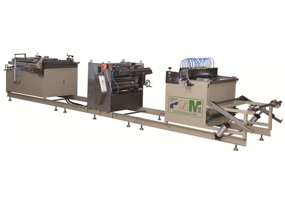 Linha de produção de plissamento giratória papel do origâmi da máquina de filtro do óleo de Eco