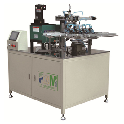 Clipping Machine Fabric Pleating Machine Pljt-250-12 Full-Auto Turntable Clipping Machine