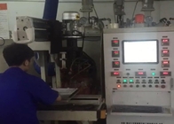 2-10 máquina da injeção da colagem do plutônio do filtro do m Min Rotary Pleating Machine Air