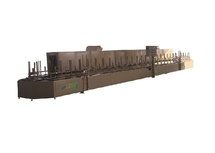 Linha de forno de cura totalmente automática 60 estações tipo U para filtro de ar PU